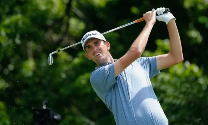 Chesson Hadley made the FedEx Cup Playoffs courtesy a career-low nine-hole score at the Wyndham Championship on Sunday. Photo: Golfweek.usatoday.com