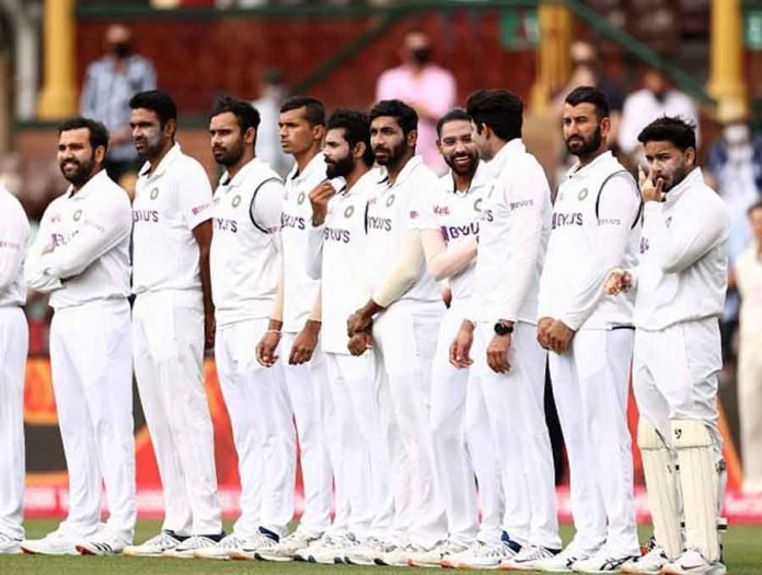 File photo of Indian Test team