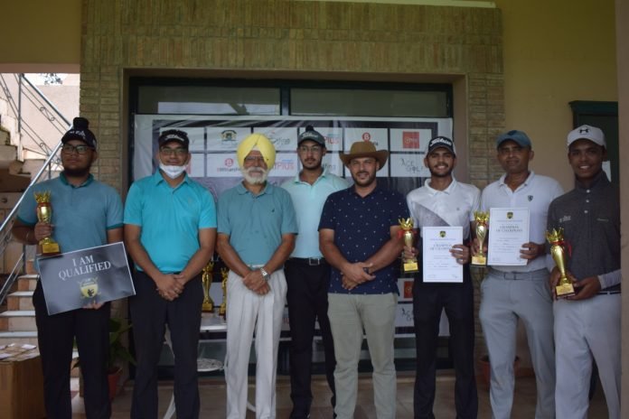 Some of the winners of Ace Golf's Champion of Champions Qualifier 2 at the Forest Hills Resort in Chandigarh on Sunday.