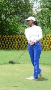 Nishna played her rookie pro event on the her home course, Bombay Presidency Golf Club, and got a hole-in-one that week in February.