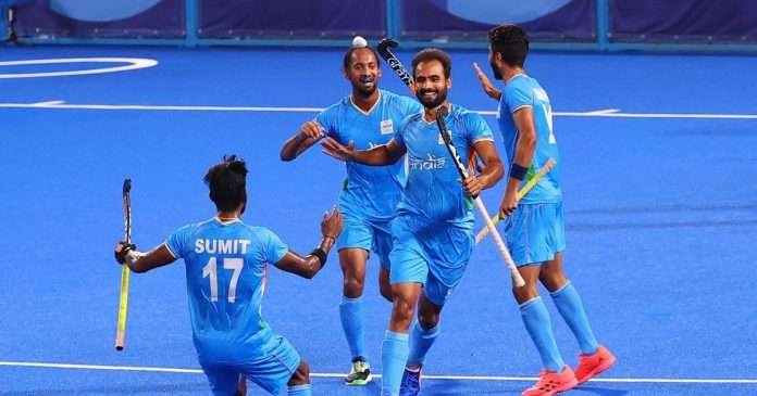 Indian men' hockey team