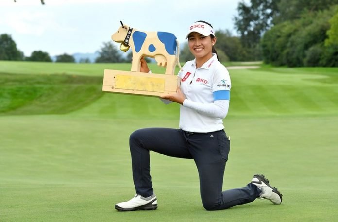 The Swiss Ladies Open is Atthaya Thitikul's fourth win on the Ladies European Tour and second title this sseason. Photo: Mark Runnacles/LET