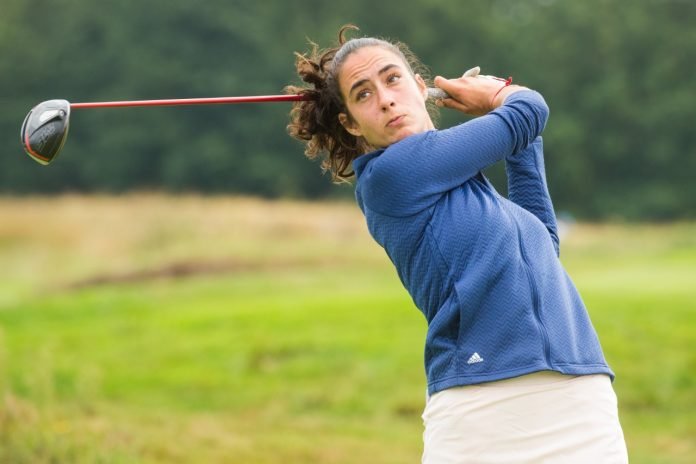 Ladies Open de France co-leader Anais Meyssonnier loves the Golf Club du Medoc as the layout favours the driver off the tee. Photo: Tristan Jones/LET