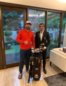 Yuvraj Singh (left) has been backing Saurav Rathi for the past one year.