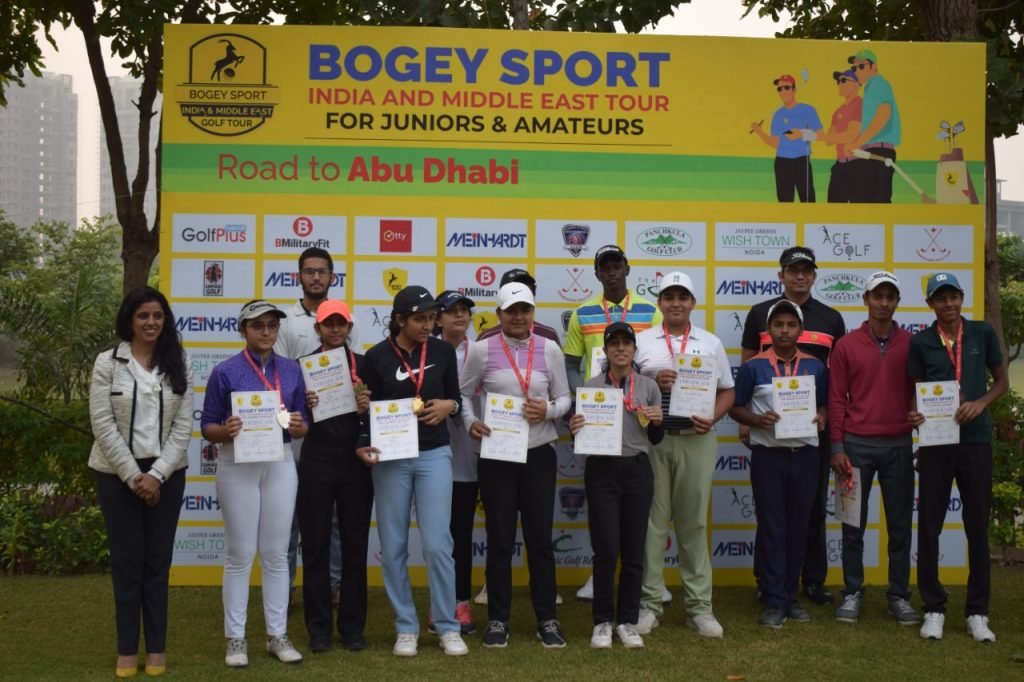 Winners from Bogey Sport's India and Middle East Tour Event 4 at Jaypee Wish Town.