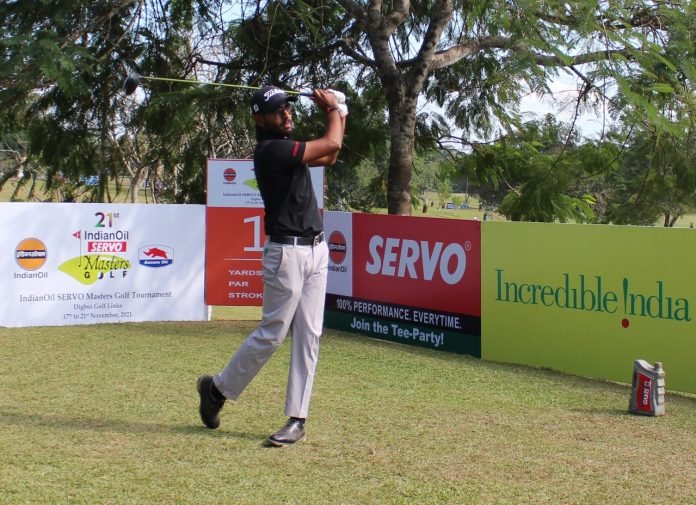 Yuvraj Sandhu sits pretty with a useful lead at the IndianOil SERVO Masters in Digboi.