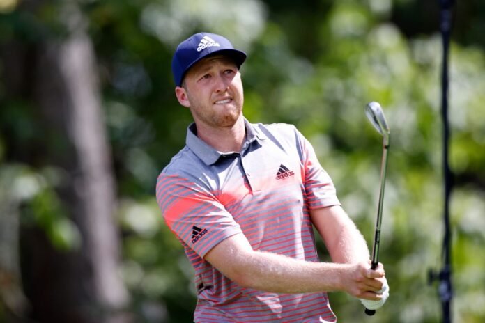 Daniel Berger holds a share of the first-round lead in his first individual start since the 2021 Tour Championship. Photo: Palmbeachreport.com