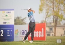 Anshul Kabthiyal, Honey Baisoya take route 63 in Naya Raipur Anshul Kabthiyal - TheGolfingHub