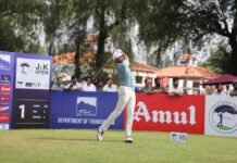 Khalin Joshi stays in control with 18 holes left in Srinagar Khalin Joshi - TheGolfingHub