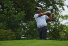 Saptak Talwar T7 after Round Two at Asian Games ’26, Indian men T5 Saptak Talwar - TheGolfingHub